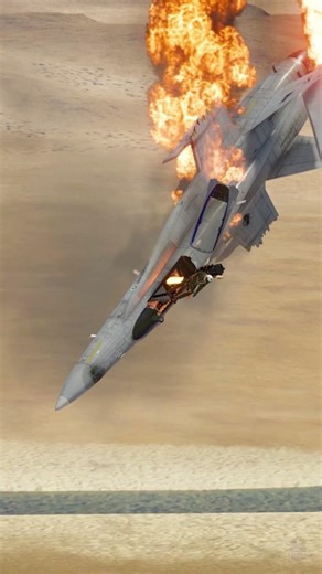 FA-18C Pilot make Emergency Exit - Simulation! #shorts #youtubeshorts