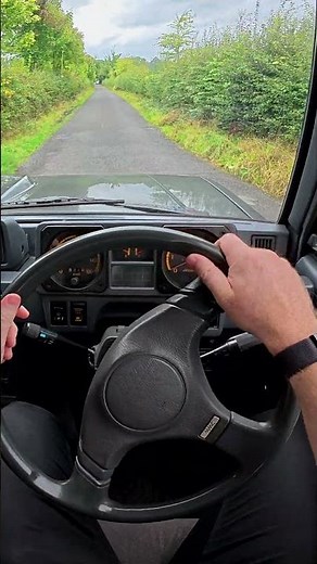 Mk 1 Mitsubishi Pajero 1990 (POV Driving with Raw Audio)