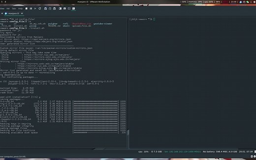 [干货] manjaro i3 一键配置优雅桌面环境