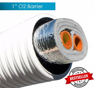 1" Insulated PEX Pipe O2 Barrier