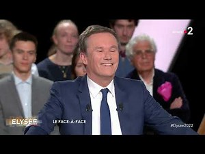 Nicolas Dupont-Aignan in the 2022 Élysée debate on France 2