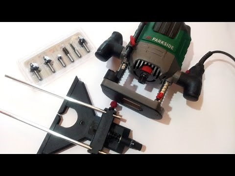 Parkside Router POF 1200 D3 - Unboxing and Testing