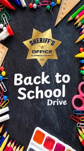 Alameda County Sheriff's Office - Back-to-School Drive