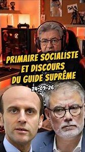 Socialist primary and speech by the supreme leader 🥱 - 24-09-26