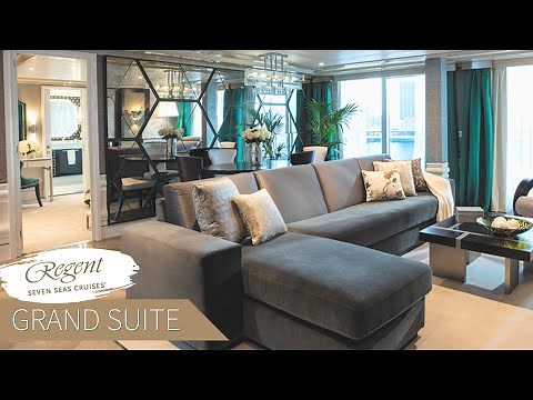 Regent Seven Seas Splendor | Grand Suite Mid Ship Full Walkthrough Tour & Review | 4K