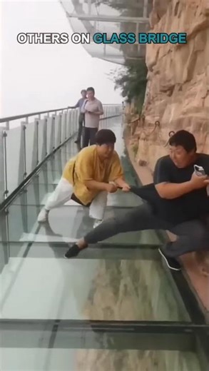 Others On Glass Bridge VS This One💀 #shorts