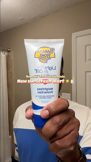 🧴Banana Boat Light as Air sunscreen review