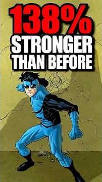 How does Invincible get stronger with every season?