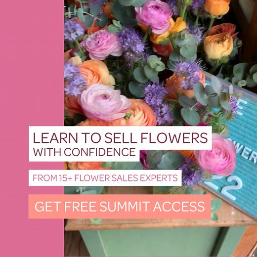  Growing flowers brings you so much joy. ⁣ ⁣ But that self-doubt...