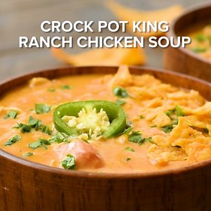 153K views · 99 reactions | This CROCK POT KING RANCH CHICKEN SOUP is EPIC! I need a big bowl to warm up with! RECIPE HERE --> https://www.julieseatsandtreats.com/slow-cooker-king-ranch-chicken-soup/ | Julie's Eats & Treats - Easy, Family Friendly Recipes | Facebook