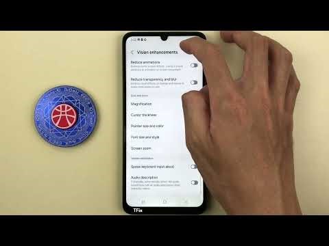 How to change mouse cursor color and size on Samsung A05 Android 14