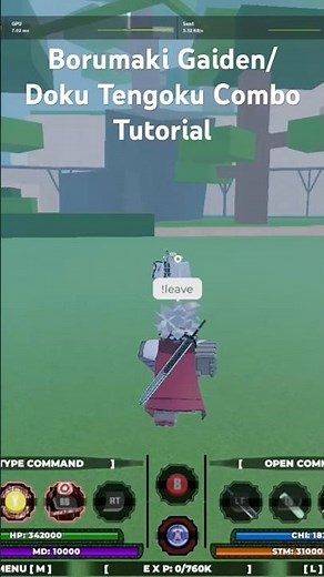 Borumaki Gaiden and Doku Tengoku #roblox #shindolife #rellgames #rell #naruto #pvp #combo #gaming