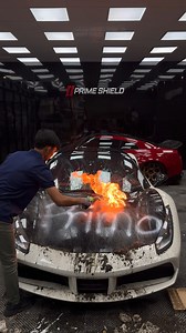 3.4K views · 1.6K reactions | P18M Ferrari GTB vs. PrimeShield PPF in our second brutal test attempt  Will it survive this time? Hold your breathes and watch till the end! | Primo Shine Auto Paint Protection | Facebook