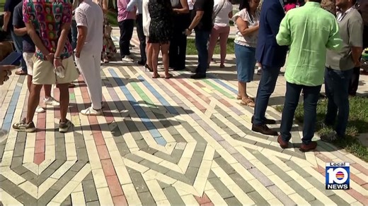 Miami Beach’s iconic rainbow crosswalk now at Lummus Park