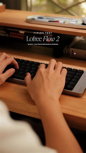 Kevin Paul Santos on Instagram: "Current fave keyboard on Mac. I think if Apple ever made a low-profile mechanical board, it’d probably feel like the @lofree.co Flow 2."