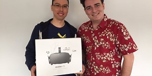 Oculus Founder Hand Delivers First Rift