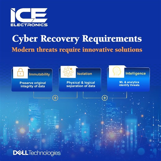 Protecting your organization’s digital assets requires a comprehensive, multi-layered approach. Dell PowerProtect Cyber Resilience solutions deliver unmatched end-to-end data security through the integration of Immutability, Isolation, and Intelligence, working seamlessly to safeguard your critical resources against evolving cyber threats. This robust solution empowers you with the tools you need to maintain business continuity and protect your most valuable asset—your data. - Discover : ​ ​http