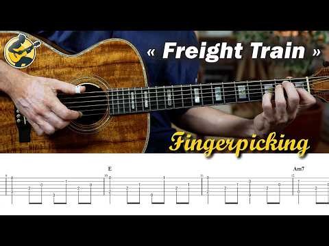 "Freight Train" - MARCEL DADI/ELIZABETH COTTEN ♦ TUTORIEL COMPLET