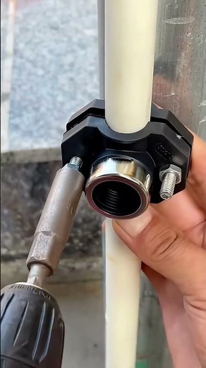 Add a Tap to PE Pipe Instantly! 🚰 Compression Saddle Clamp #DIY #Plumbing #LifeHack