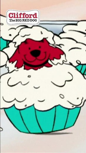 Clifford Gets Stuck in a Cupcake | Clifford the Big Red Dog | Scholastic Classic #shorts