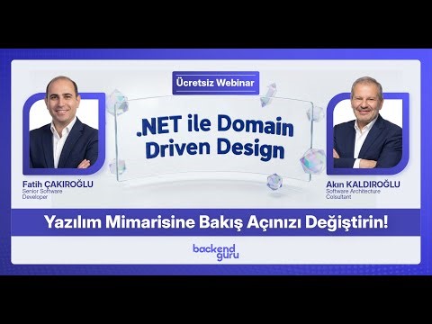 Domain-Driven Design (DDD) | .NET’te Domain Modelleme (Canlı) | Fatih Çakıroğlu