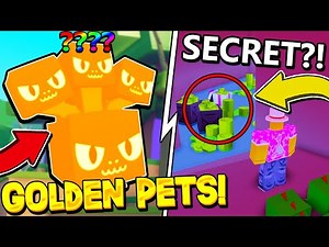 GOLDEN PETS, FREE VIP DROPS AND ALL SECRET ROOMS IN PET SIMULATOR 2 UPDATE!! Roblox