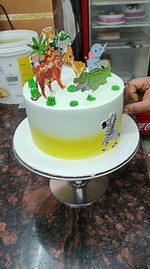 136K views · 992 reactions | Chalo Aj Bana Te Hai Sticker Se Cake | Birthday Day Jhangal Theme Cake Design | Sunil Cake Master | Facebook