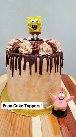 The perfect character cake toppers from @dollartree 🥰 Great for custom cakes and a toy to play with afterwards! What characters does your Dollar Tree have? Cake made by @cakeologybykatie . . . #dollarstore #dollartree #dollartreecrafts #dollarstorecrafts #caketopper #cakeoftheday #cakedecorator #dripcake #cakesofinstagram #cakestagram #cakesagram #cakesofinsta #instacake #spongebob #heman #hemancake #renandstimpy #peanutbuttercups #peanutbutterfrosting #peanutbutterandchocolate #Doodlecraftblog