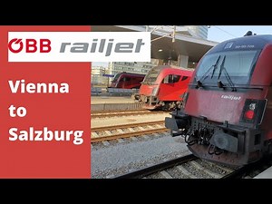 Railjet Vienna to Salzburg - The austrian highspeed train!
