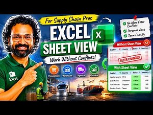 Excel Sheet View Explained | Stop Filter Conflicts in Shared Excel Files | Excel Collaboration Tips