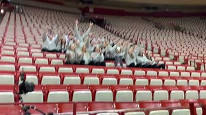 WATCH: IU women's basketball team bursts with excitement after getting historic No. 1 seed