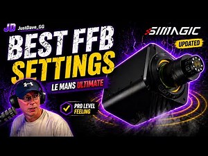 The BEST Simagic FFB Settings For Le Mans Ultimate 1 3!