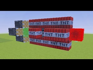 How to make a TNT MISSILE in Minecraft