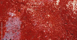 Liquid Color Substance with Bubbles. Abstract Macro 4k. Stock Video