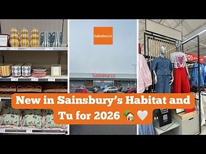New in Sainsbury’s 2026 🏡👗 Habitat Home & Tu Clothing Spring Collection 💐