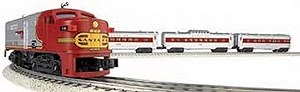 Williams by Bachmann Trains - Santa Fe Flyer Complete Electric O Scale Train Set