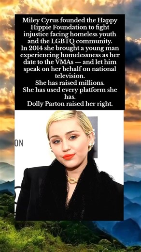 Miley Cyrus Gave a Homeless Man Her VMA Spotlight on Live TV — This Is Who She Really Is 💛🏳️‍🌈💪