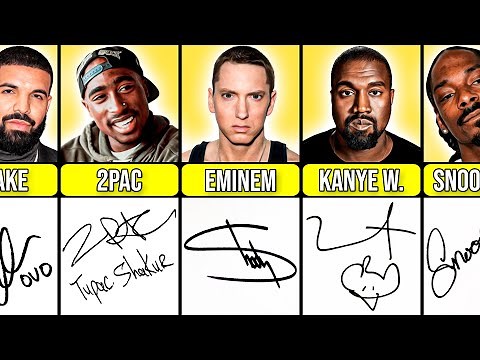 Coolest Signatures from Famous Rappers