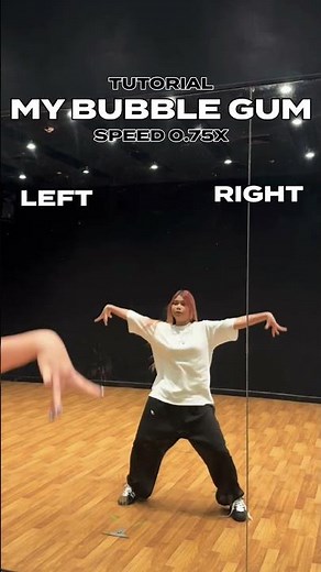 MY BUBBLE GUM - RASHEEDA TUTORIAL SPEED 0.75X #MYBUBBLEGUM #RASHEEDA #MONKEYTOWNSTUDIO #DANCE #FYP