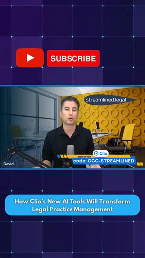 Will Clio’s new AI tools replace the very ecosystem that’s grown around it? With Manage AI, Grow AI, Draft AI, and the brand-new Clio Work — it’s clear that AI is reshaping the legal tech landscape. But instead of asking which AI to choose, maybe the better question is: where should your firm start? Whether you’re already experimenting with tools like Billables AI or Spellbook, or just beginning to explore what AI can do, one thing’s certain — the future of law is powered by AI. At streamlined.l