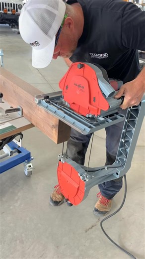 166K views · 1.7K reactions | Cutting a profile into the walnut table base pieces with the Mafell portable bandsaw on the Barth workbench | The Dusty Lumber Co. | Facebook