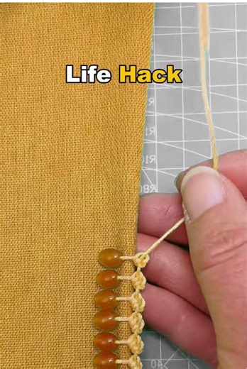 Hand Stitch Overlock Like a Pro #HandSewing #OverlockStitch #SewingTok #Needlework #SewingTips