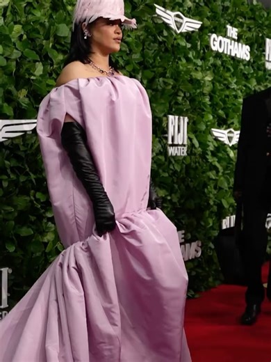 StyleVitae | Rihanna in a pastel pink Balenciaga dress and A$ap Rocky in Chanel attended the 35th Gotham Film Awards in New York City. #Stylevitar... | Instagram