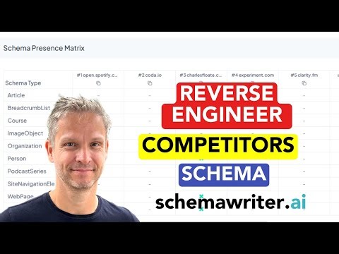 Reverse engineer your competitors schema with the schema matrix in https://schemawriter