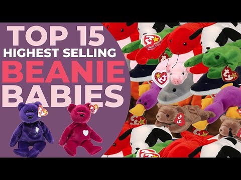 🧸Are Your Beanie Babies🐯 Worth $10,000? (Top 15 Highest Selling Beanie Babies)