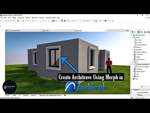 Create and Design Architrave Using Morph Tool in Archicad