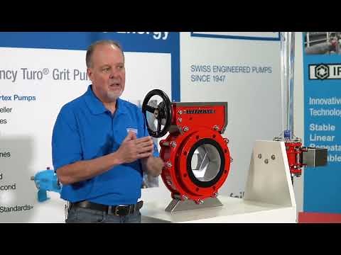 Iris Diaphragm Control Valve explained on a show display