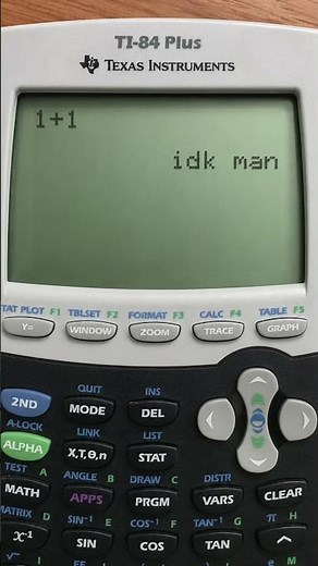 what is my ti 84 plus on