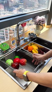 🍽️ All-in-One Kitchen Masterpiece 💧 From food prep to cleanup, this high-end sink workstation offers ultimate functionality, sleek design, and unmatched convenience. #LuxuryKitchen #KitchenWorkstation #HomeDesign #EfficientKitchen #ModernLiving | Home Kitchen Supplies