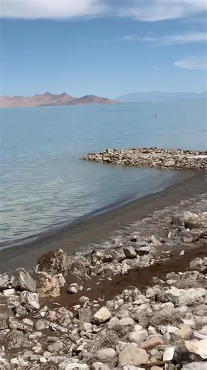 Viewing the Great Salt Lake #scenery #utah